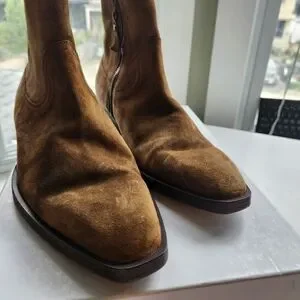 Suede Jimi Zip Boots size 40 BNWOB Golden Goose | Shoes | Golden Goose Suede Jimi Zip Boots  main image 4